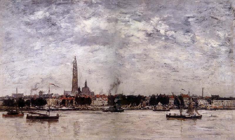 Le Port a Anvers, Eugene Boudin